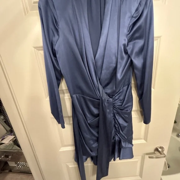 Veronica Beard - Silk satin mini dress - Picture 2 of 2